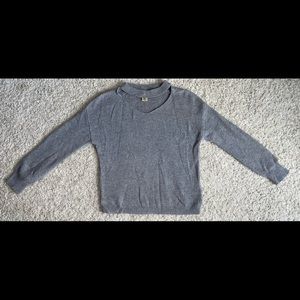 V-neck cutout Sweater